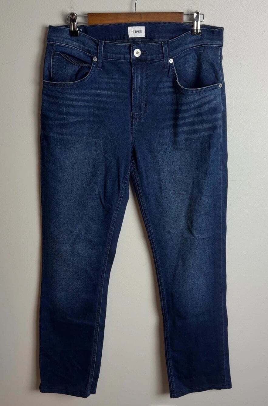 Hudson Jeans Byron Straight Leg Denim Pants Dark Wash Size 34 Men’s